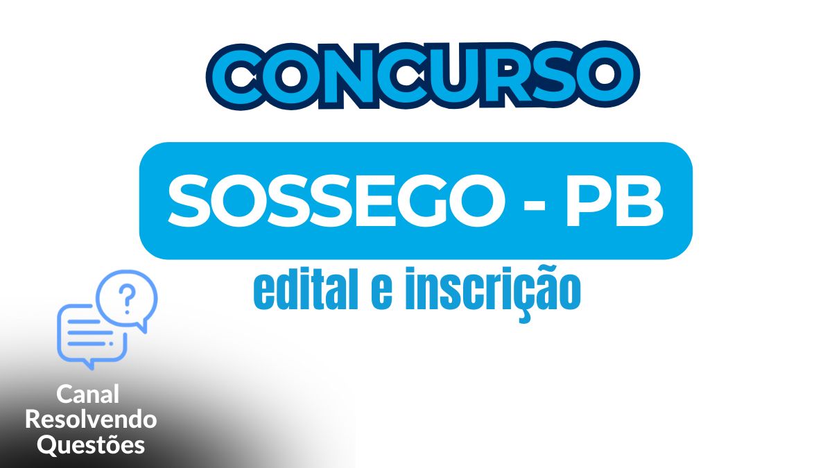 Concurso na Prefeitura de Sossêgo