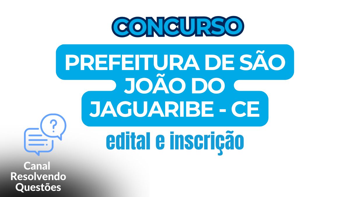 Concurso São João do Jaguaribe será organizado pela Consulpam