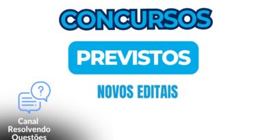 Concursos Previstos. Foto: montagem Canva e Canal Resolvendo
